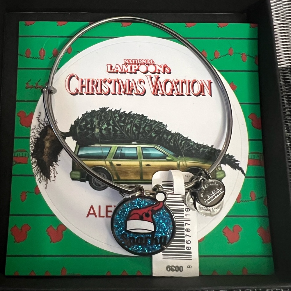 NWT National Lampoon's Christmas Vacation Sparky Santa Hat Bangle